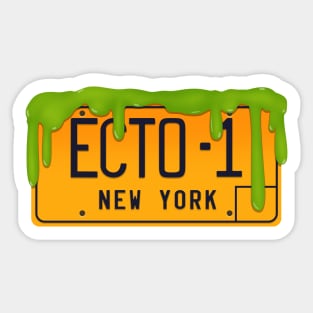 ECTO 1 Slimed Sticker